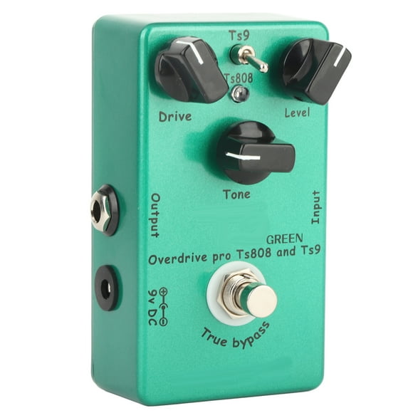 Pedal De Guitarra Tube Screamer, Pedales De Guitarra Pedal Overdrive Tubo Ajustable Portátil Screamer Overdrive Pedal De Efecto De Guitarra Accesorio Para