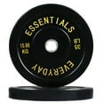 thumbnail image 3 of BalanceFrom 210 lb Olympic Rubber Bumper Weight Plate Set with 2” Steel Hub Inserts, 3 of 12