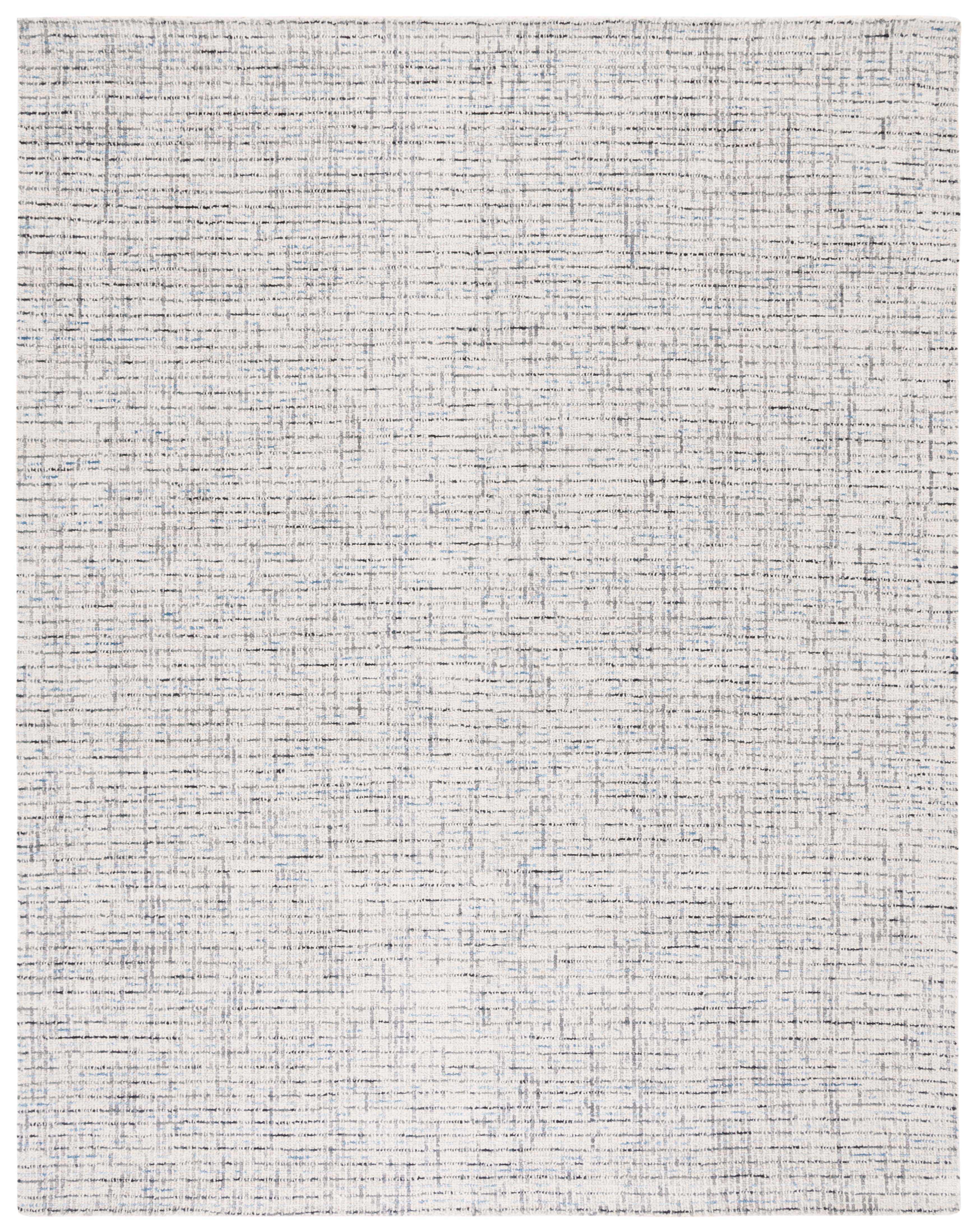 Safavieh Abstract Delia Distressed Wool Area Rug, Gray/Ivory, 11' x 15'