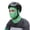 hgg007-Green, variant on Unisex Heat Reactive Balaclava,Temperature Sensitive Color Change Ski Mask,Warm Windproof Sport Head Wrap for Hiking Cycling