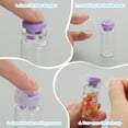 thumbnail image 5 of Uxcell 10Pcs Clear Glass Sample Vials, Small Liquid Bottles Gray 15ml, 5 of 7