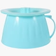 thumbnail image 1 of MOVTOTOP 1Pack Pink Bedpan Simple Design Smooth Edges Compact Size 9.43X8.80X5.70in for Children, 1 of 7
