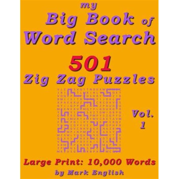 Pre-Owned My Big Book of Word Search: 501 Zig Zag Puzzles, Volume 1