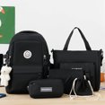 thumbnail image 3 of Mochila de 5 uds. mochilas escolares de lona suaves para estudiantes de primaria y secundaria, 3 of 9