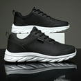 thumbnail image 7 of GHSOHS Mens Shoes Casual Sneakers for Men Fly Woven Mesh Golf Shoes Men's Fashion Sneakers Outdoor Mountaineering Tennis Shoes Lace up Breathable Soft Bottom Shoes Sports Running Shoes Size 43, 7 of 7