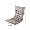 thumbnail image 3 of POINTERTECK 15.75” x 31.55” Gray Outdoor High Back Chair Cushion  Waterproof, 3 of 9