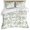 Green, variant on Boho Yellow Floral Bedding 3 Piece Duvet Cover Set California King, Vintage Farmhouse Paisley Plant Leaf Soft Microfiber Comforter Cover with Zipper Closure & Pillowcases, FadeResistant Quilt Cover