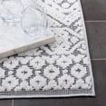 thumbnail image 6 of SAFAVIEH Cabana Allycia Geometric Indoor/Outdoor Runner Rug, Ivory/Gray, 2'2" x 9', 6 of 13