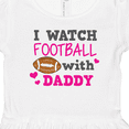 thumbnail image 4 of Inktastic I Watch Football with My Daddy Girls Toddler Dress, 4 of 5