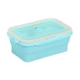 thumbnail image 1 of Folding Lunch Box Portable Lunch Box Compact Versatile 350ml/800ml Silicone Lunch Box Ideal for Office School Home, 1 of 5