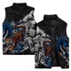 thumbnail image 2 of Chaleco de invierno para hombre, chaqueta con estampado de lobo y león, ropa para hombre 2024, chaquetas geniales de tigre, chalecos de viento frío para hombre, abrigos sin mangas, 2 of 5