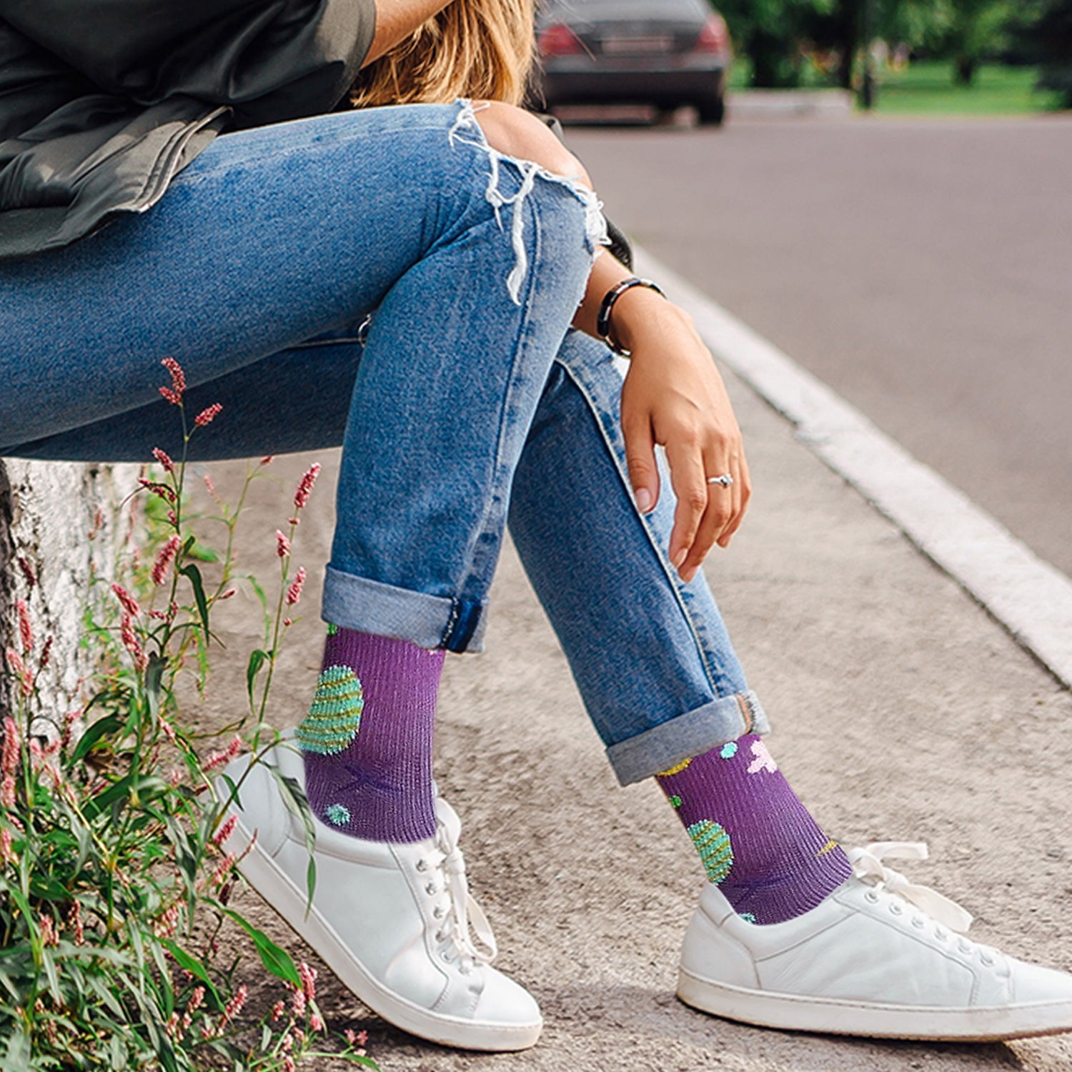 Bunny, Chicks And Pets Love Expressive Knee-High Compression Socks - 6 Pair