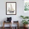 thumbnail image 3 of Art.com Plein Air Sailboats II Art Print by Ethan Harper, Brown Frame Wall Art, 32" x 40", 3 of 5