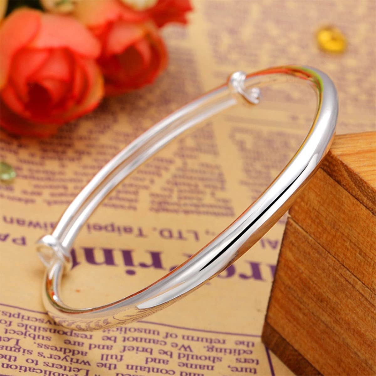 アクセサリー vebet basic volume bangle silver M basic volume bangle silver – vebet jewelry