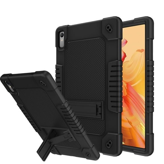Kebiory for Lenovo Tab P11 2nd Gen Tablet Case,Shockproof Kids Friendly Shoulder Strap Stand Rugged Protective Case for Lenovo Tab P11 2nd Gen 11.5 inch 2023 (Model:TB350FU/TB350XU)(Black Black)