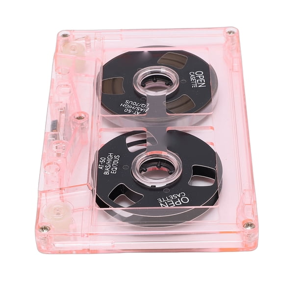 Cinta De Casete De Audio En De Carrete A Carrete, Cinta De Grabación De Sonido De Polarización Normal De Metal De Doble Cara De 50 Minutos Con Caja Transparente