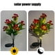thumbnail image 4 of Seyotauo Christmas Red Fruit Solar Light - 27.7 Inch Imitation Flower Ground Plug Light with Holly Leaves&Red Berries,Waterproof Solar Powered Courtyard Lawns Light, for Garden Paths Backyards Lawns, 4 of 7