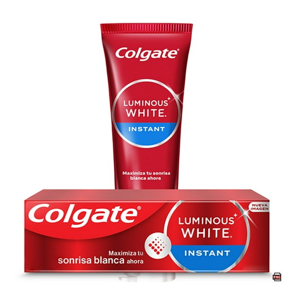 Pasta Dental Blanqueadora Colgate Luminous White Instant con Flúor 100 ml