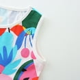 thumbnail image 4 of Odeerbi Toddler Girls Tank Dress Floral Sun Dress 2-7 Years Children's New Wind Dress Printed Floral Princess Skirt Multicolor, 4 of 6