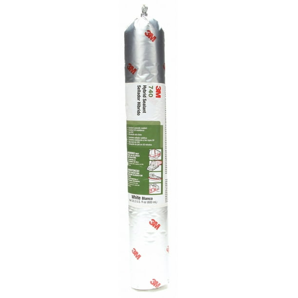 3m Polymer Adhesive Sealant,White,740 UV 740 UV