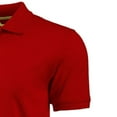 thumbnail image 2 of MARQUIS Men's Solid Jersey Polo Small Red, 2 of 4