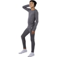 thumbnail image 4 of 𝗔𝗟𝗟 𝗗𝗔𝗬 𝗖𝗢𝗠𝗙𝗢𝗥𝗧 Unisex Kids Merino Wool Midweight Base Layer Set - Thermal Underwear Top, Bottom and Cuff Beanie - Merino.tech, 4 of 10