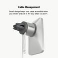 thumbnail image 7 of Belkin MagSafe Vent Mount Pro - MagSafe Phone Mount for Car, Magnetic Phone Holder Compatible with iPhone 16, iPhone 16 Pro, iPhone 16 Pro Max, iPhone 15 Series, iPhone 14 Series, and Mini - Gray, 7 of 7