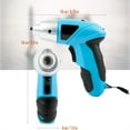 Cordless Electric Screwdriver Rechargeable 1300mah Lithium Battery Mini