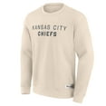 thumbnail image 2 of Men's Fanatics Cream Kansas City Chiefs Elements Future Ground Lettering Pullover Sweatshirt, 2 of 3