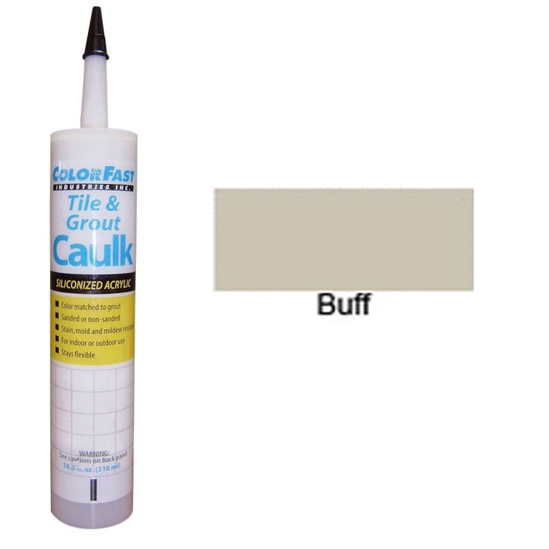 ColorFast Latex Colored Caulk Hydroment Color Line Buff Unsanded