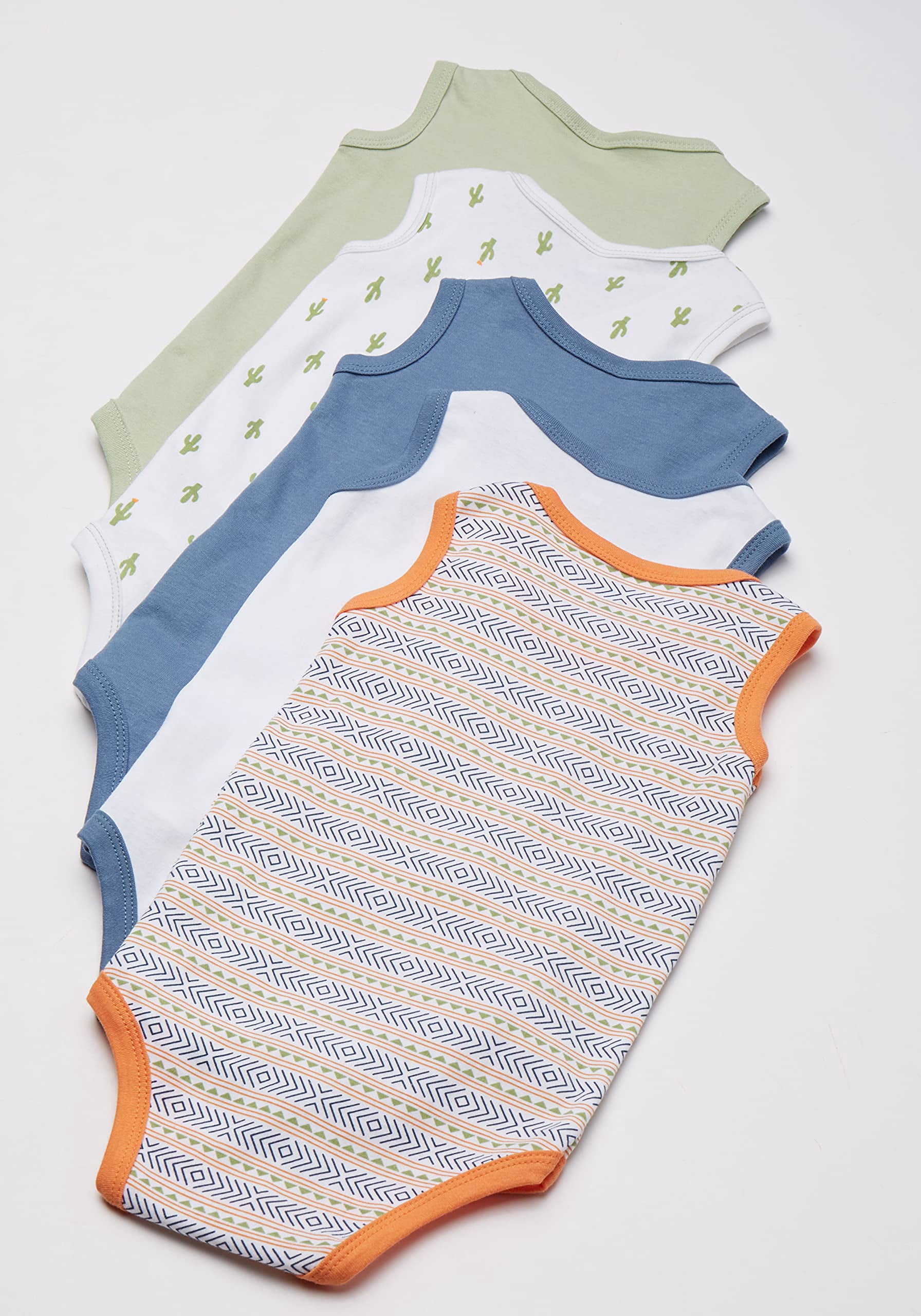 Hudson Baby Sleeveless Bodysuits, 5-Pack, Preemie-24 Months