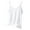 White, variant on DeHolifer Women's Tops Plus Size Cotton Linen Sleeveless Solid Color V-Neck Homewear Casual Loose Pajama Tops Navy 2XL