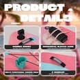 thumbnail image 2 of Quashley Pink Inflatable Paddle Board 10'6" x 33" Wide SUP with Paddle, Pump, Backpack & Leash, 2 of 7