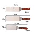 thumbnail image 2 of Spatule Sans Acier 3 Pcs, Spatule à Meules, Ensemble de Spatules Sans Acier, Plateau Ba Plat S, 2 of 3