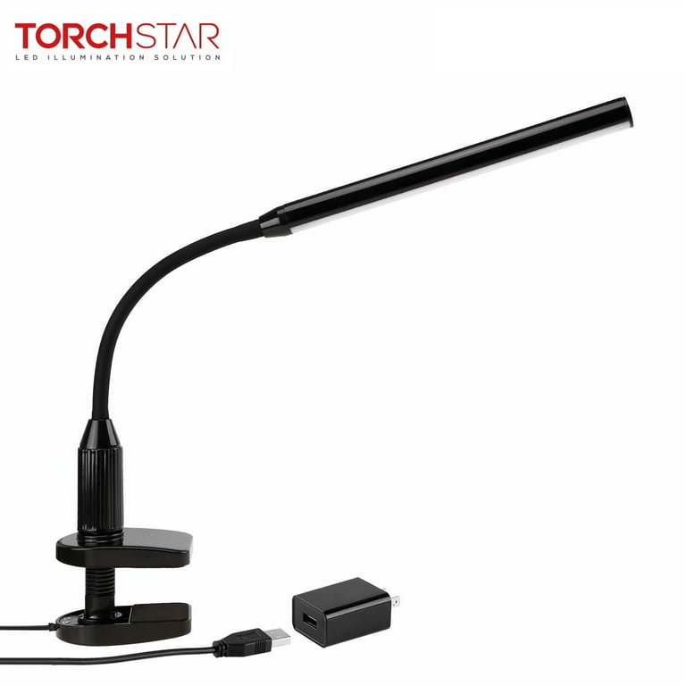 Torchstar Dimmable Led Clamp Desk Lamp, Best Usb Powered Desk Lamp