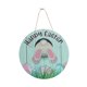 thumbnail image 3 of Letrero colgante de puerta de Feliz Pascua redondo Regalos de Pascua Letrero de casa de madera de Pascua para 35cm, 3 of 9