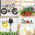 thumbnail image 6 of Metal Garden Hose Holder - Heavy Duty Hose Hanger Wall Mounted Water Hose Holder for Outside Yard, Sturdy Hose Reel Hose Hooks for Water Hose, 6 of 7
