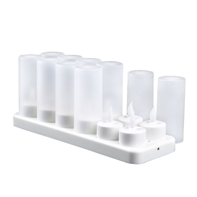 Velas electrónicas LED, velas LED ligeras Velas LED recargables Velas recargables ligeras Artesanía excepcional