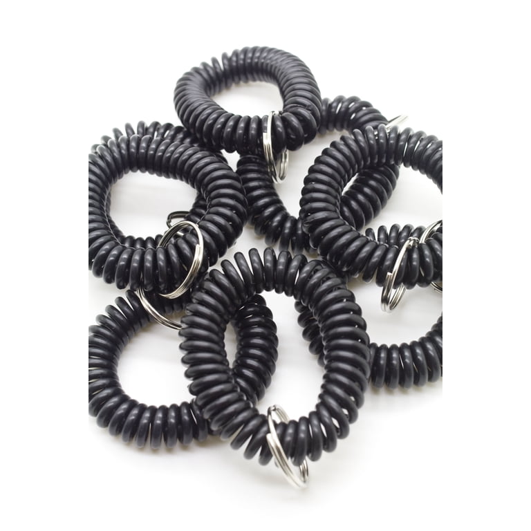 10PCS Spiral Retractable Spring Coil Keychain Spiral Elastic Cord Coil 10PCS Spiral Retractable Spring Coil Keychain Spiral Elastic Cord Coil
