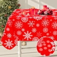 thumbnail image 1 of Mantel Smiry Christmas rojo 132 x 178 cm impermeable, 1 of 7