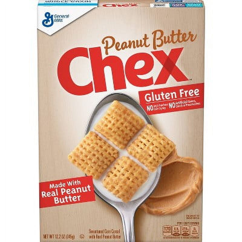 Chex Peanut Butter Gluten-Free Breakfast Cereal - 12.2oz (Pack of 14)