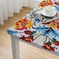 thumbnail image 5 of Acheng Flowers Square Tablecloth Great for Home Kitchen/Parties/Holiday Dinner 100% Polyester Fiber 52*52, 5 of 8