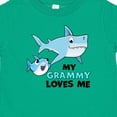 thumbnail image 4 of Inktastic My Grammy Loves Me with Cute Sharks Boys or Girls Baby T-Shirt, 4 of 5