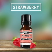 Strawberry Fragrance Oil 10 mL (1/3 Oz) Aromatherapy - 100% Pure Organic Aromatic Premium Essential Scented Perfume Oil by Sponix Made in USA