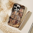 thumbnail image 6 of Vintage Bookshelf Phone Case for iPhone Book Lovers & Creative Minds - Durable Protective Cover with Unique Design, Fits iPhone 11/12/13/14/15/16 (Pro Max/Plus), 6 of 9
