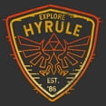thumbnail image 2 of Men's Nintendo Explore Hyrule Badge Graphic T-Shirt, 2 of 5