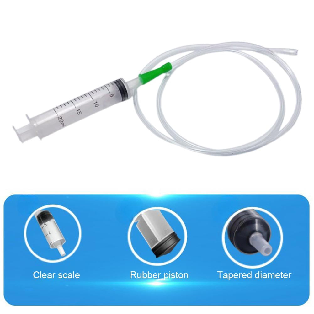 80ml Plastic Syringe with Tubing, Indutrial Syringes Handy Long Hose Fluid Suction Injector