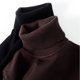 thumbnail image 3 of Suéter de hombre Cuello alto Oveja Suéter de algodón de color sólido Camisa básica para hombre Ropa superior Combina con el cabello en otoño e invierno, 3 of 4