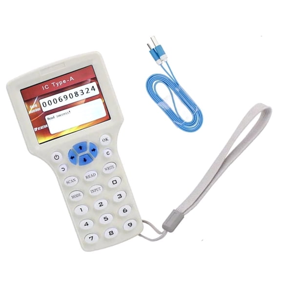 GUYUTING Plastic Material RFID Copier Reader with White Color and Versatile Frequency Compatibility for Multiple Card Types