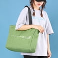 thumbnail image 3 of Stylago Large Tote Bags for Women Zipper Compartment Casual Shoulder Purses Travel Shopping Handbags College Book Pocket Green, 3 of 5